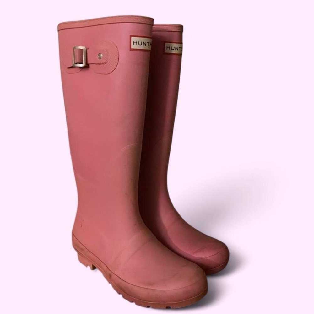 Hunter Light Pink boots